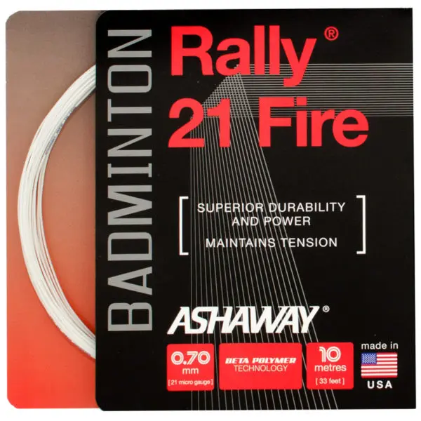 Ashaway Rally 21 Fire (0.70mm) 10m Packet