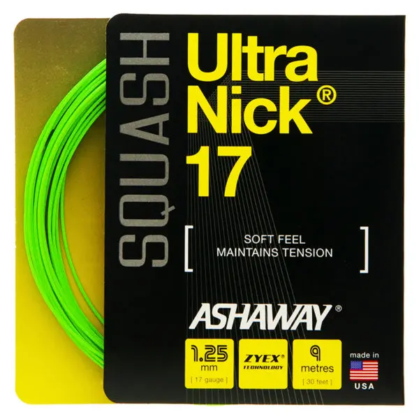 Ashaway UltraNick 1.25mm (Green) 9m Packet