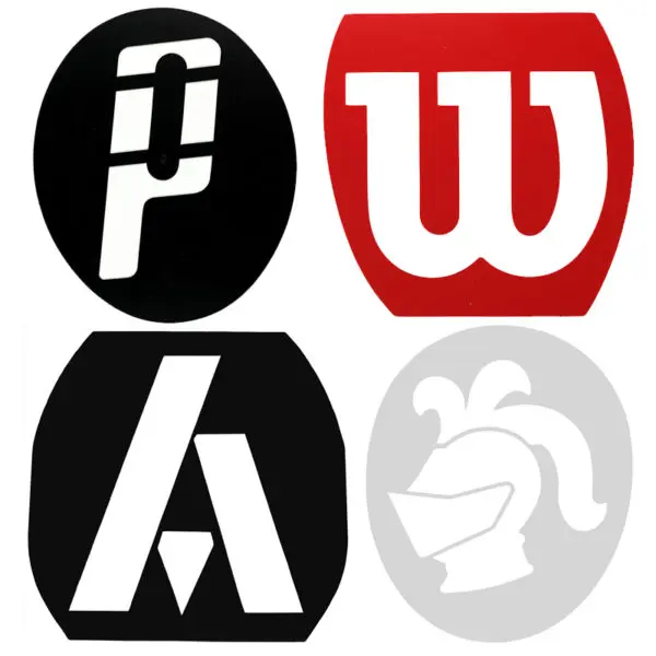 Badminton Racket Stencils