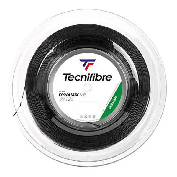 Tecnifibre Dynamix V.P Squash (Black) 200m Reel