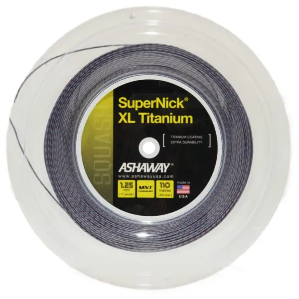SuperNick XL Titanium Reel – high quality badminton racket string reel