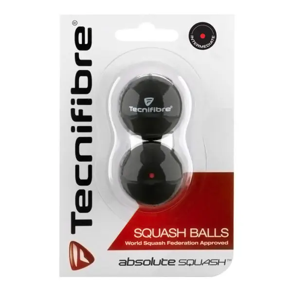 TEC Squash Ball - Pack of 2, Single Red - Durable and high-quality squash balls for optimal game performance