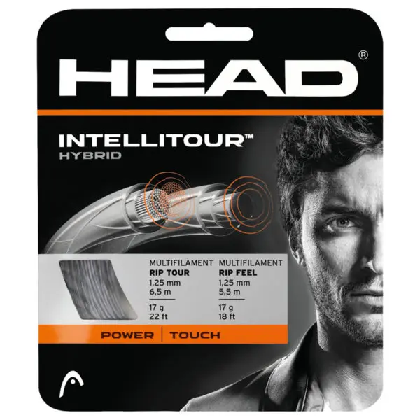Intellitour grey packet tennis string