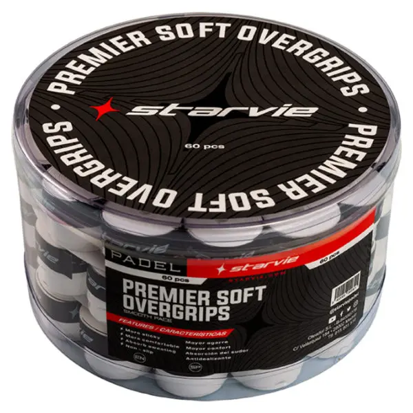 StarVie Premier Soft Padel Overgrip (60 Tub)