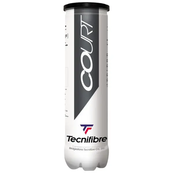 Tecnifibre Court Tennis Balls (4 Ball Tube)