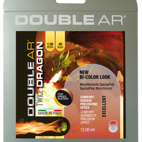Double AR Twice Dragon 1.30mm (Red/Grey) 12m Packet