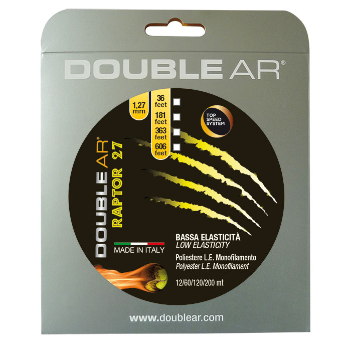 Double AR Raptor 27 - 1.27mm (Fluoro Yellow) 12m Packet