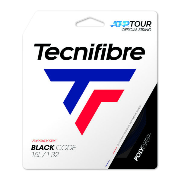 Tecnifibre BlackCode (Black) 12m Packet