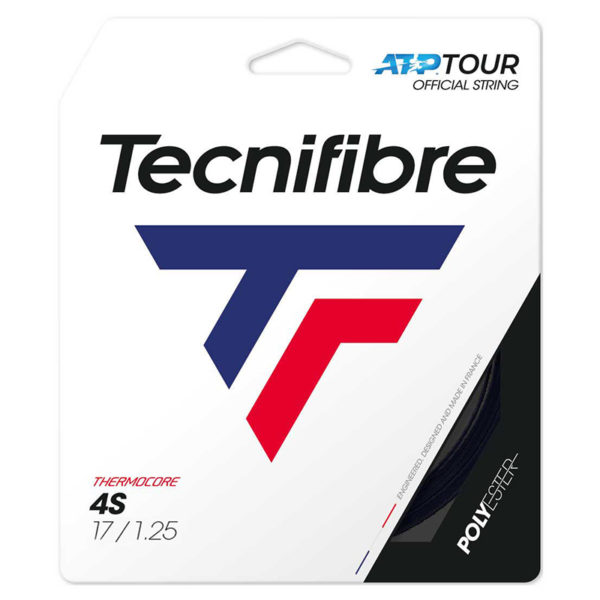 Tecnifibre BlackCode 4S (Black) 12m Packet