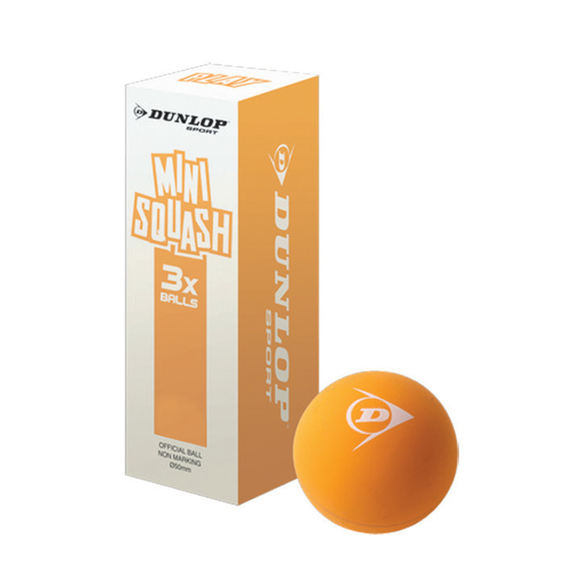 Dunlop Mini Squash Orange Tube