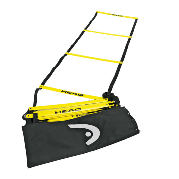 Agility ladder for enhancing speed and coordination during training.