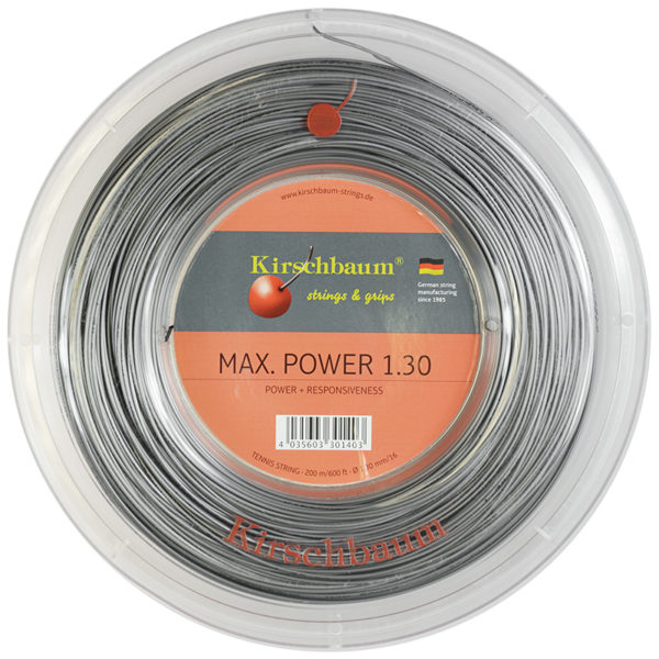 Kirschbaum Max Power (Silver) 200m Reel
