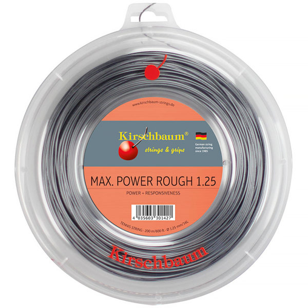 Kirschbaum Max Power Rough (Silver) 200m Reel