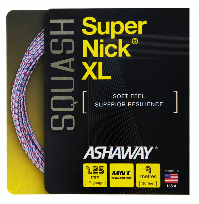SuperNick XL Squash Racket - Front view