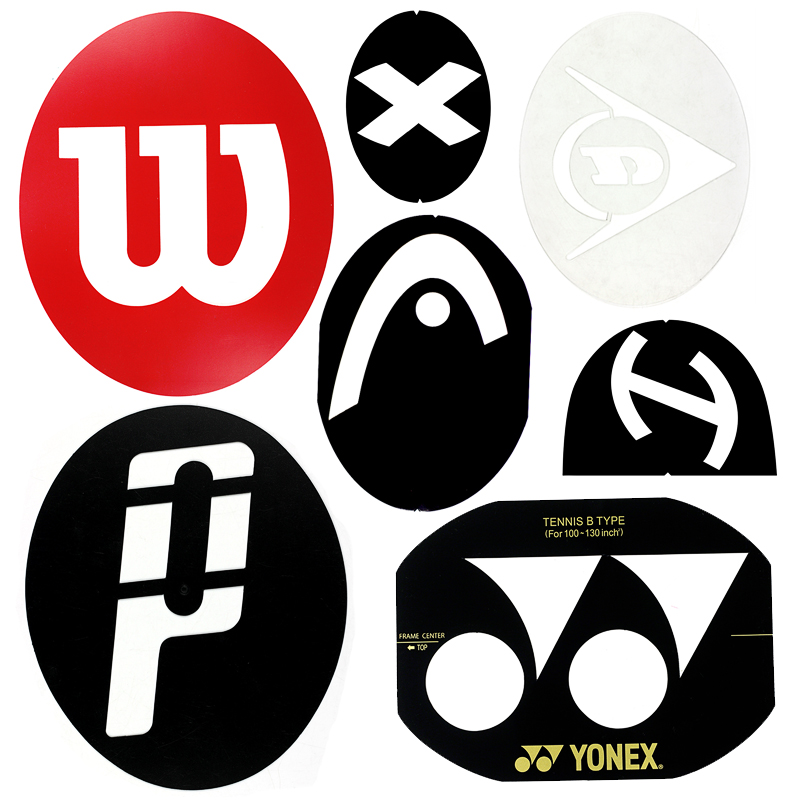 Tennis Racket Stencils