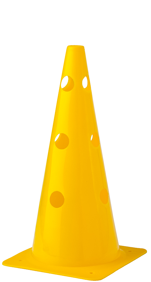 Topspin cones for tennis training