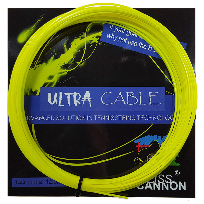Weiss Cannon Ultra Cable 1.23mm (yellow) 12m Packet
