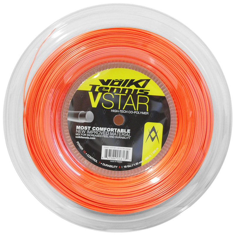 Volkl V-Star (fluoro orange) 200m Reel