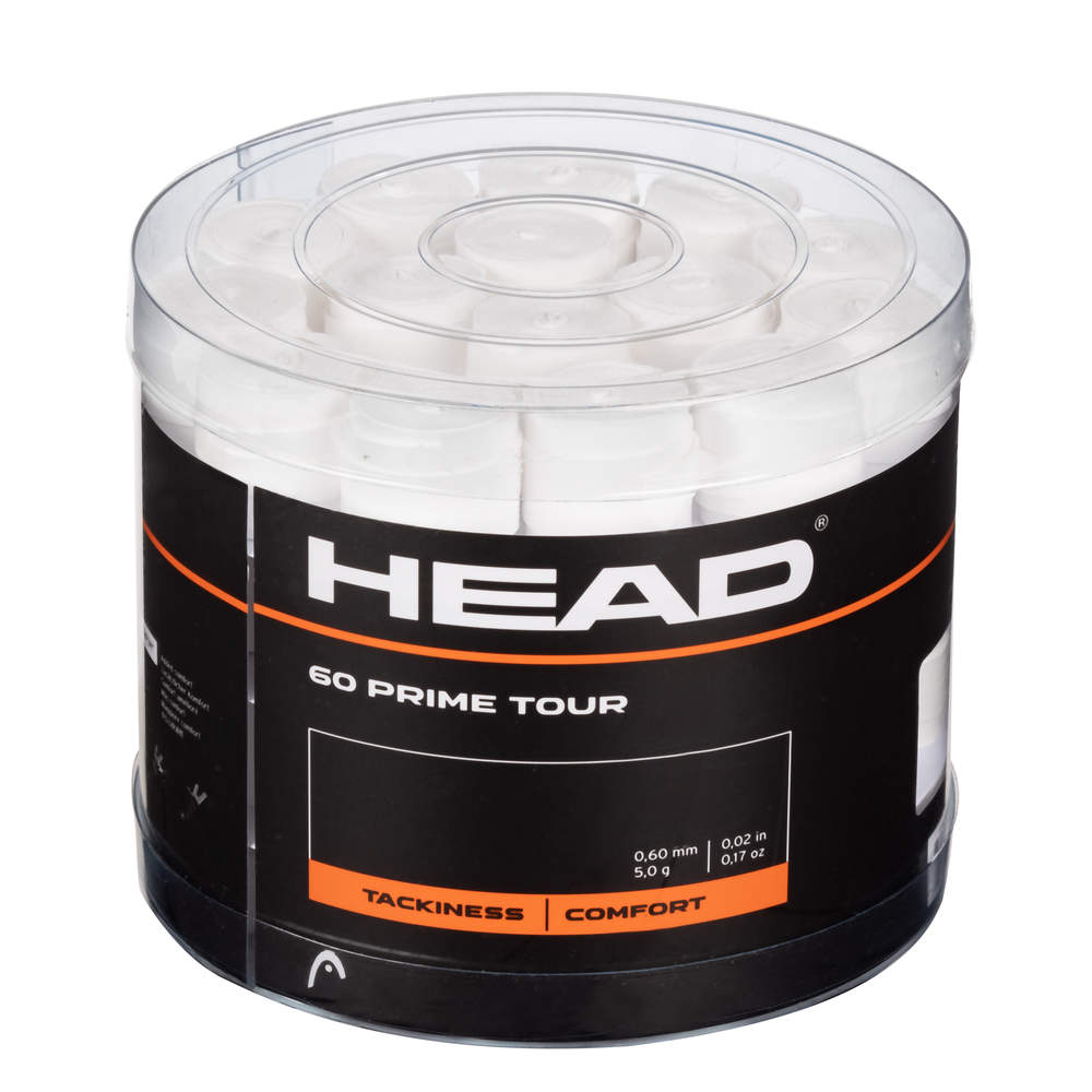 Head Prime Tour Overgrip 60 Tub (White)