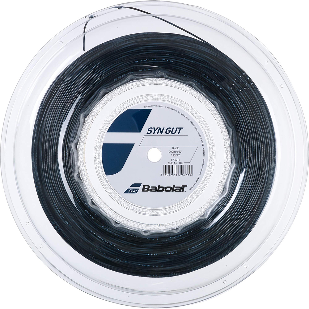 Babolat Syn Gut 200m Reel (Black)