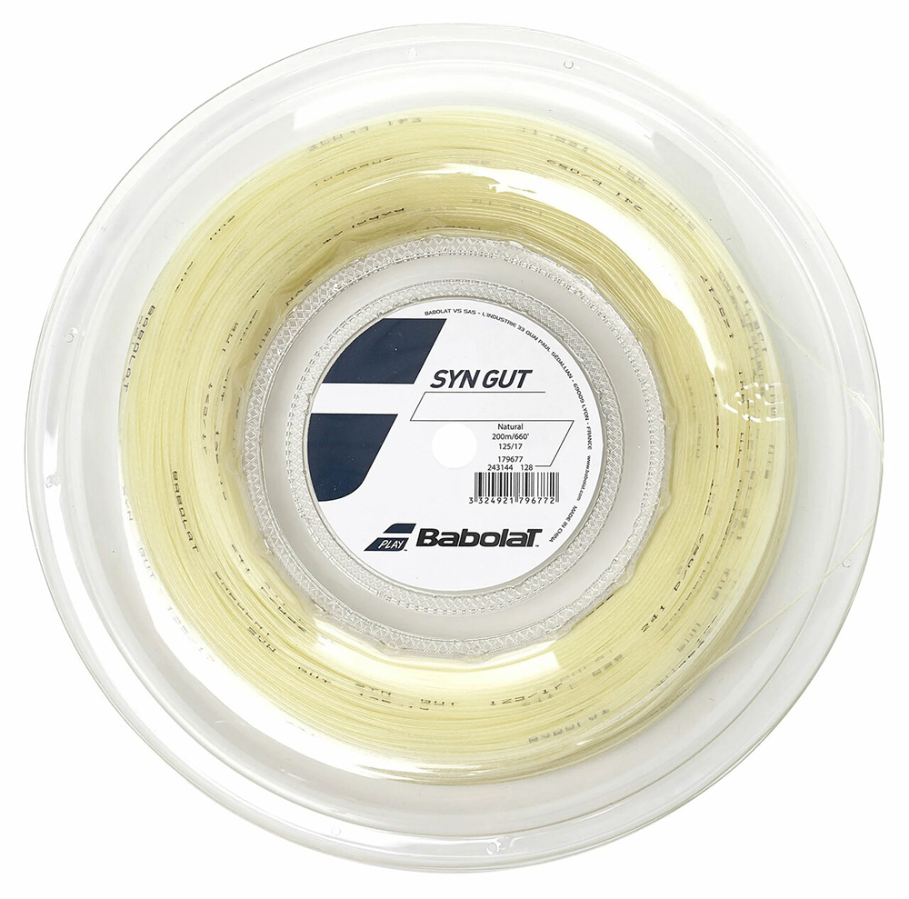 Babolat Syn Gut 200m Reel (Natural)