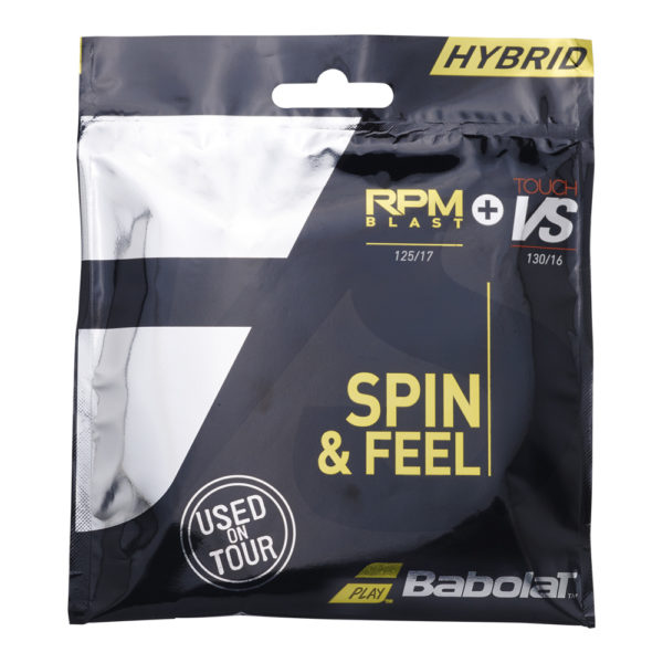 Babolat RPM Blast 1.25mm + Touch VS 1.30mm Hybrid Packet