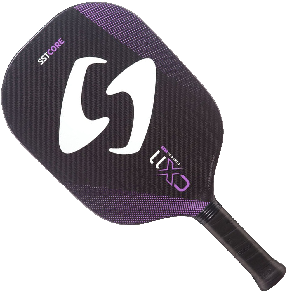 Gearbox CX11Q 7.8oz 5/8" Purple Control Pickleball Paddle
