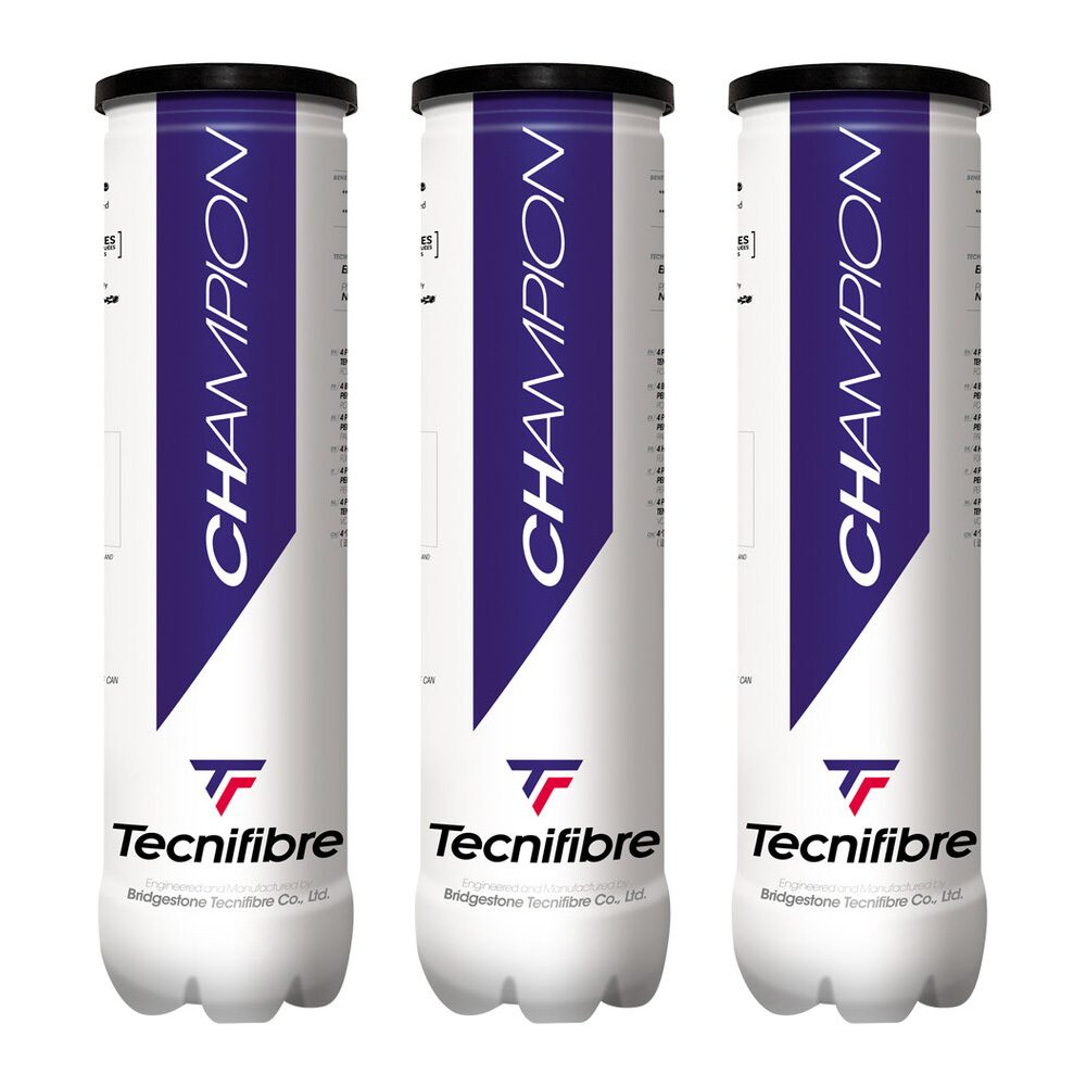 Tecnifibre Champion Tennis Ball (4 Ball Dozen)