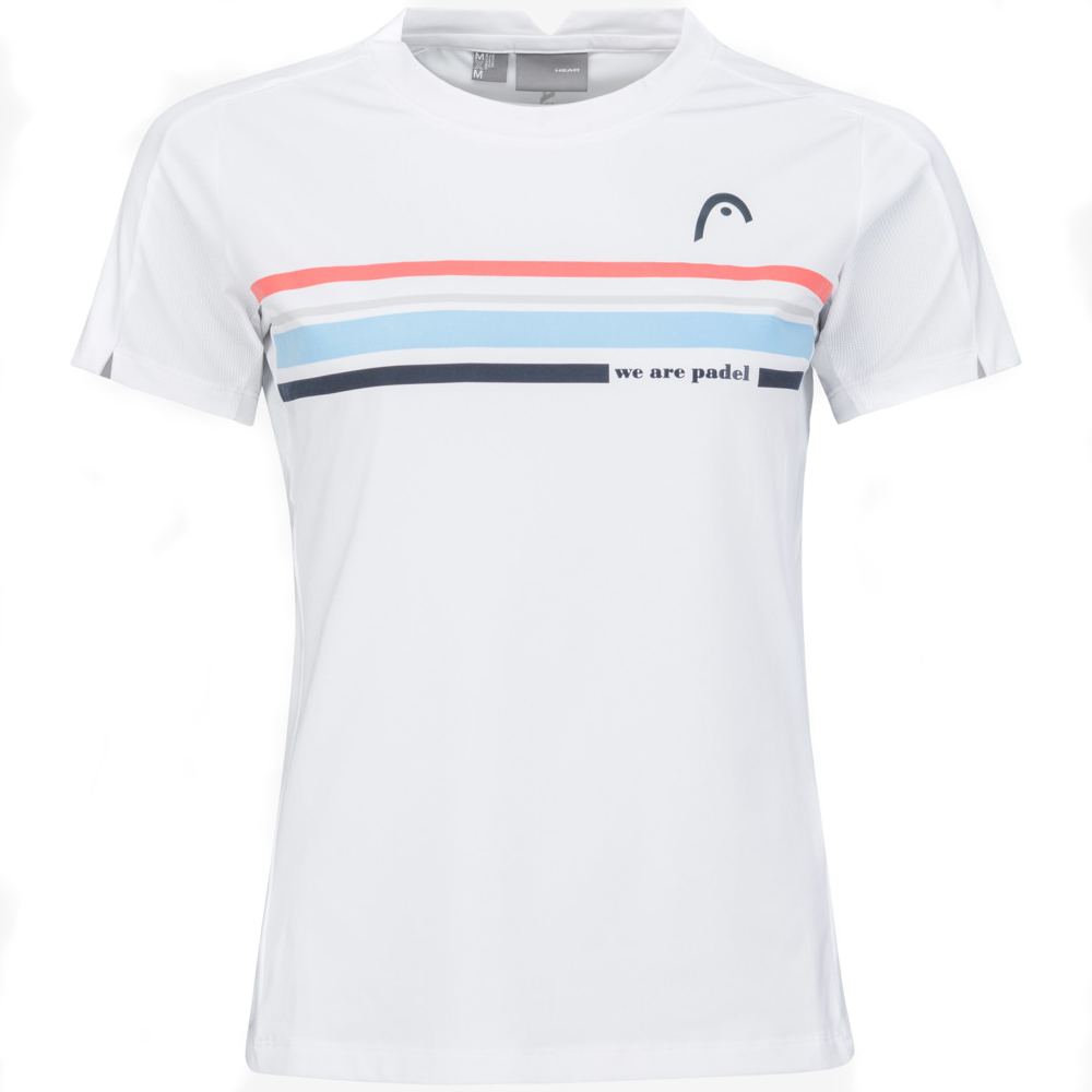 Head Womens Padel Tech T-Shirt (White)