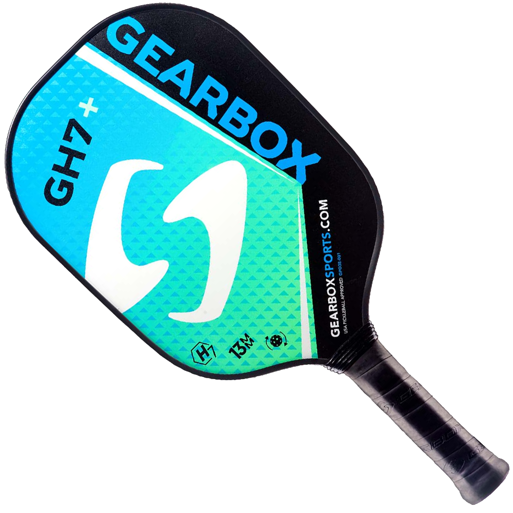 Gearbox GH7 Plus 8.0oz 4" Pickleball Paddle (Blue/Green)