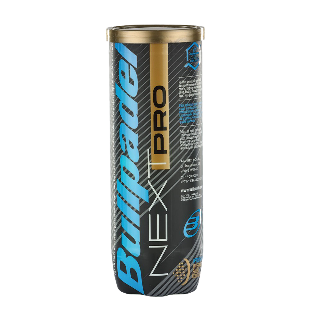 Bullpadel Next Pro FIP Padel Ball (3 Ball Tube)