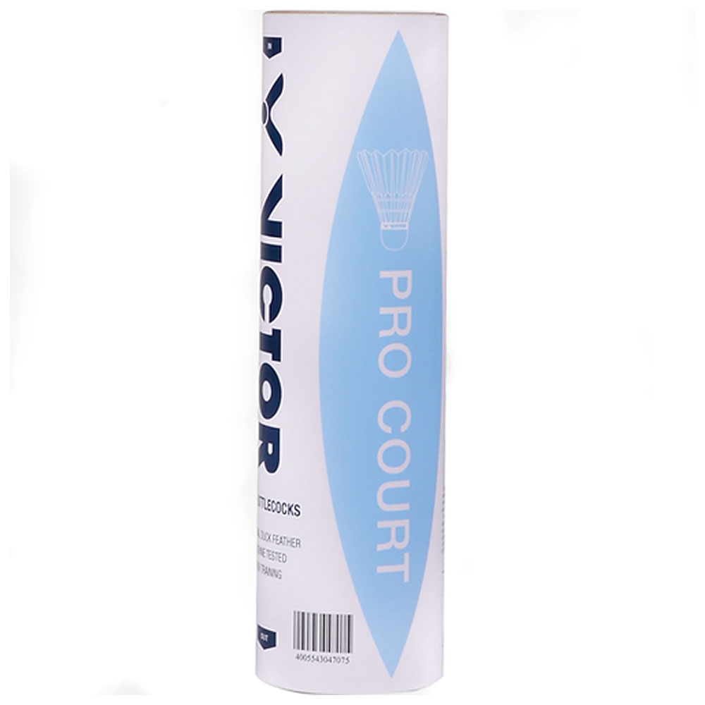 Victor Pro Court Feather Shuttlecock (Tube of 6)