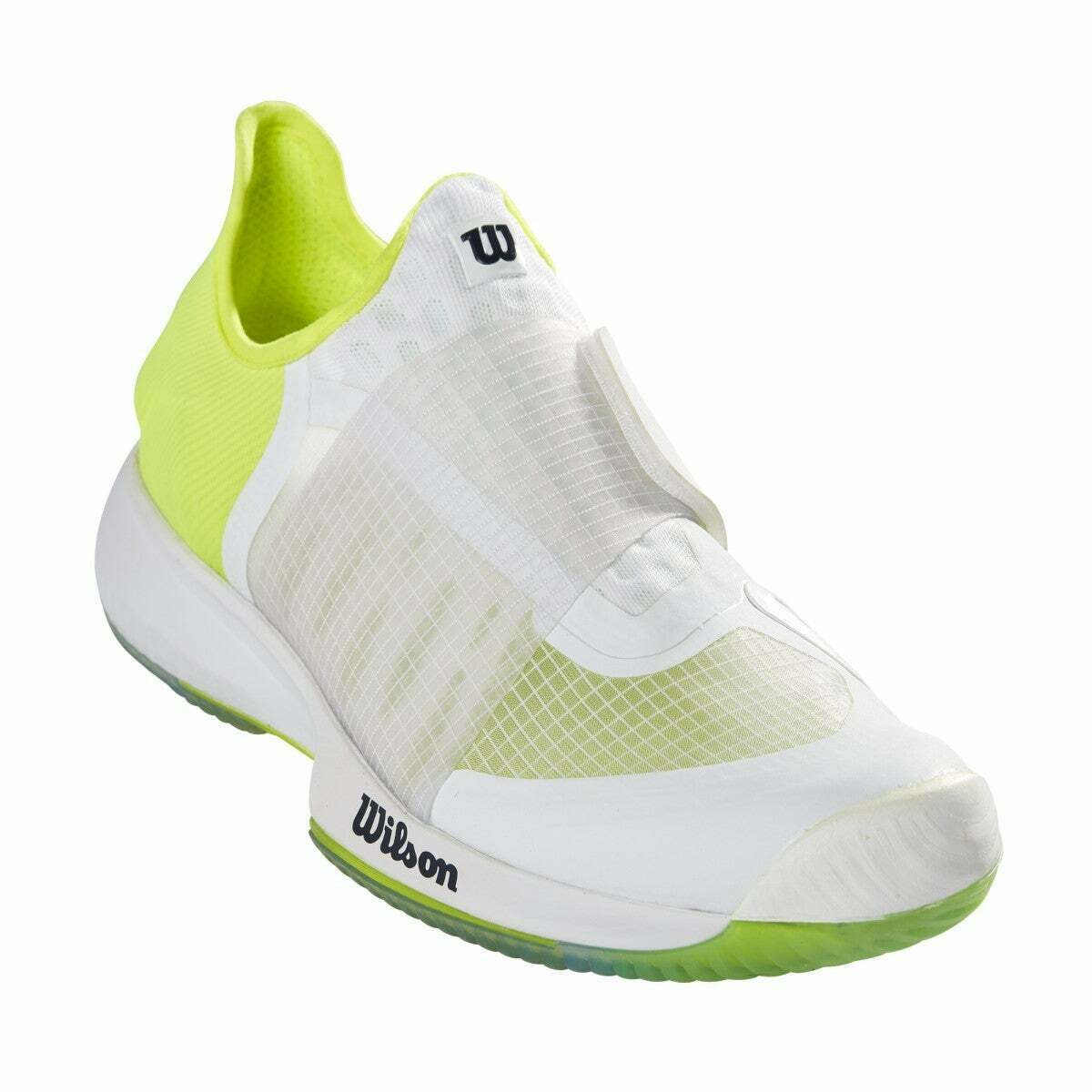 Wilson Mens Kaos Mirage Tennis Shoes (White/Safety Yellow) - 11.5 UK