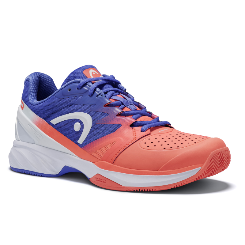 Head Womens Sprint Pro 2.0 Clay Tennis Shoes (Marine/Coral) - Size: 4 UK