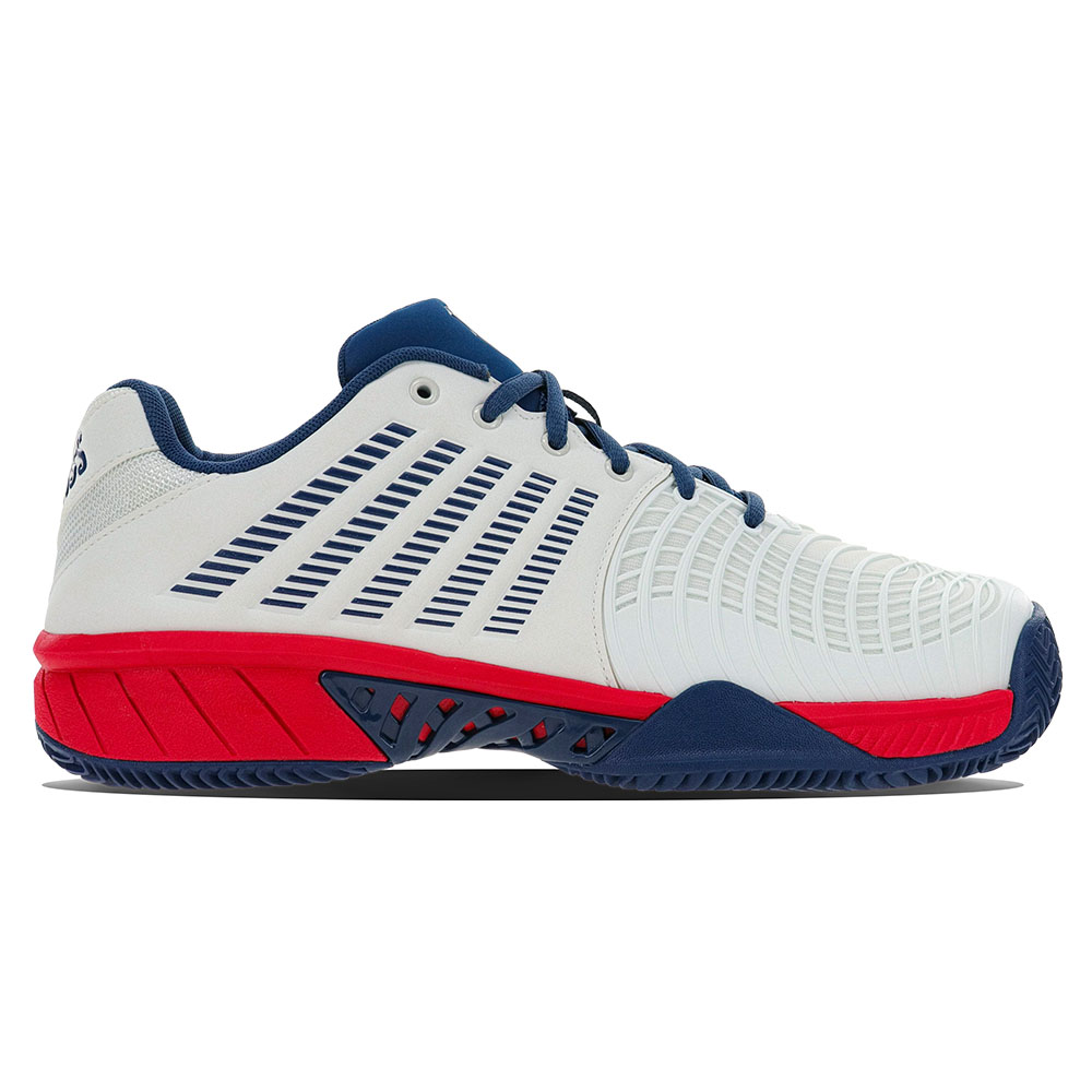 K-Swiss Mens Express Light 3 HB All Court Shoe (Blue/Blue Opal/Lollipop) - Size 6.5 UK