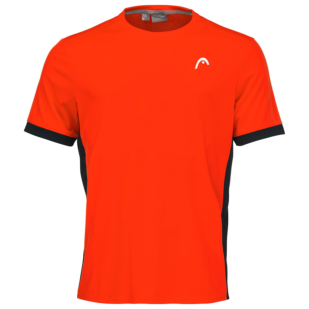 Head Slice Mens T-Shirt (Tangerine) (2022) - Size: Small