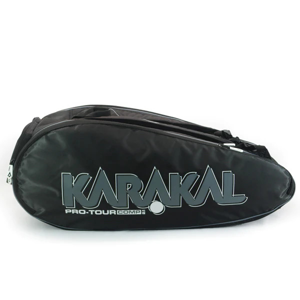 Karakal Pro Tour 2.1 Comp Racket Bag (Black/White)