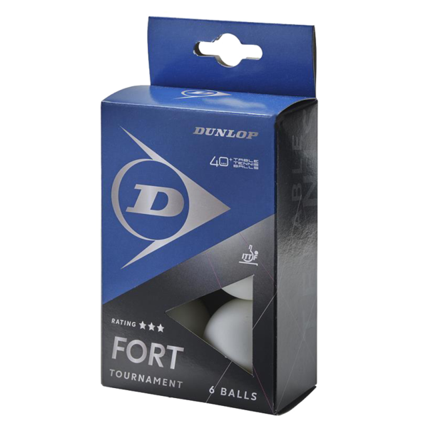 Dunlop Fort Tournament Table Tennis Balls (6 Pack)