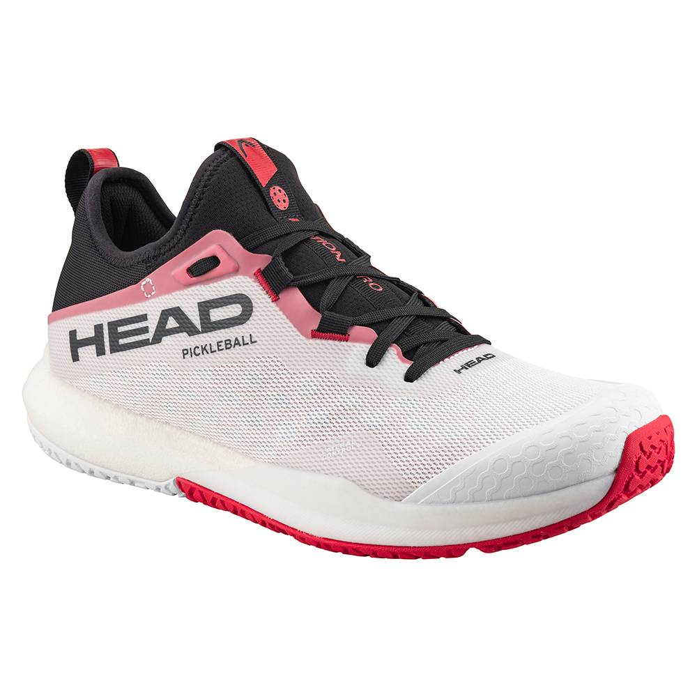 Head Mens Motion Pro Pickleball Shoes (White/Red)