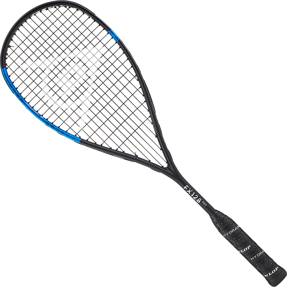 Dunlop FX128 Pro Squash Racket (Black/Blue) 2024