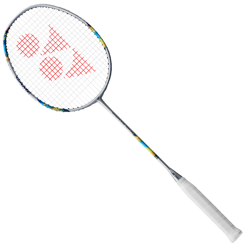 Yonex Nanoflare 700 Game 4U Badminton Racket (Silver/Sky Blue) (2024)