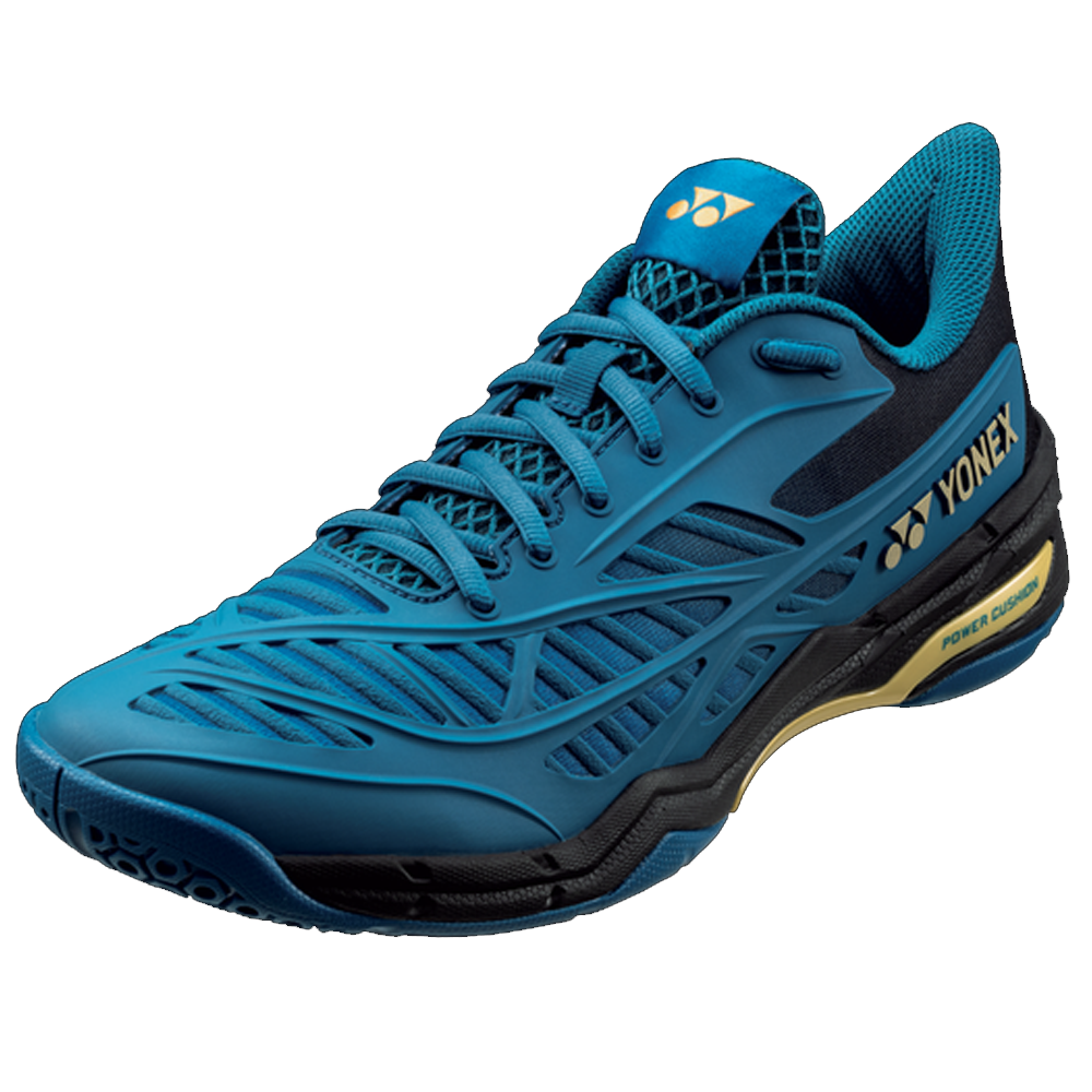 Yonex Unisex Power Cushion Cascade Drive Badminton Shoes (Teal Blue) - Size: 4.5 UK
