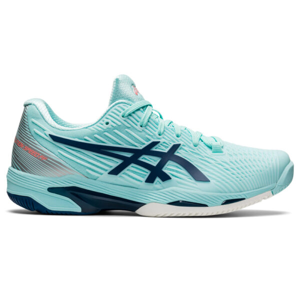 Asics Womens Solution Speed FF 2 All Court Shoes (Clear Blue/Light Indigo) - Size: 4 UK
