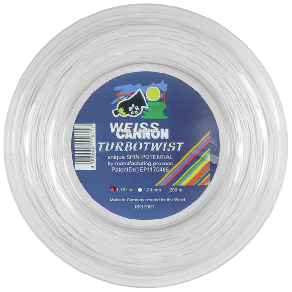 Weiss Cannon Turbo Twist (White) 200m Reel - Gauge: 1.24mm