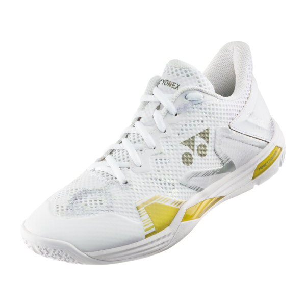 Yonex Eclipsion Z3 Mens Badminton Shoes (White/Gold) (2024)