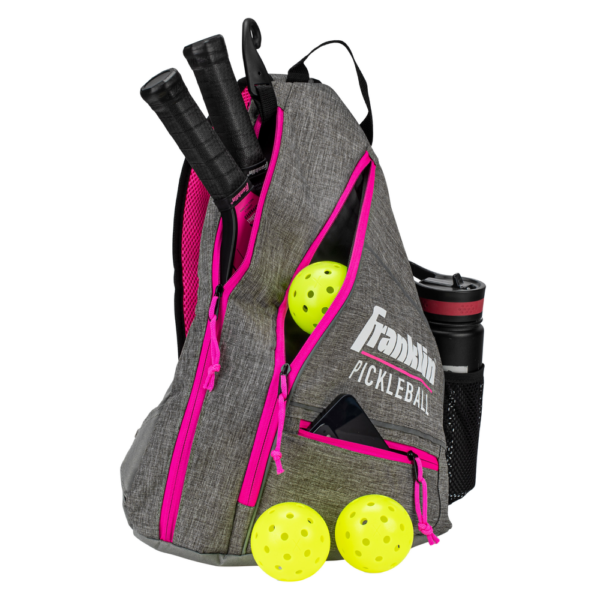 Franklin Pickleball Sling Bag (Grey/Pink)