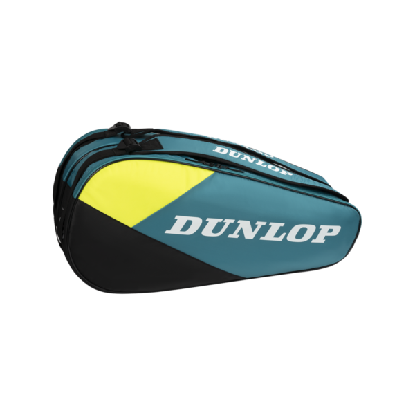 Dunlop SX Club 6 Racket (Teal/Black/Yellow) (2025)