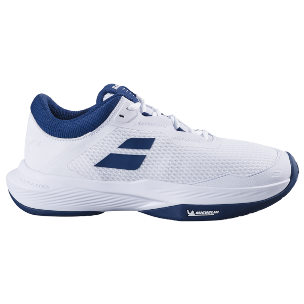 Babolat Mens SFX 4 All Court Tennis Shoes (White/Estate Blue) (2025)
