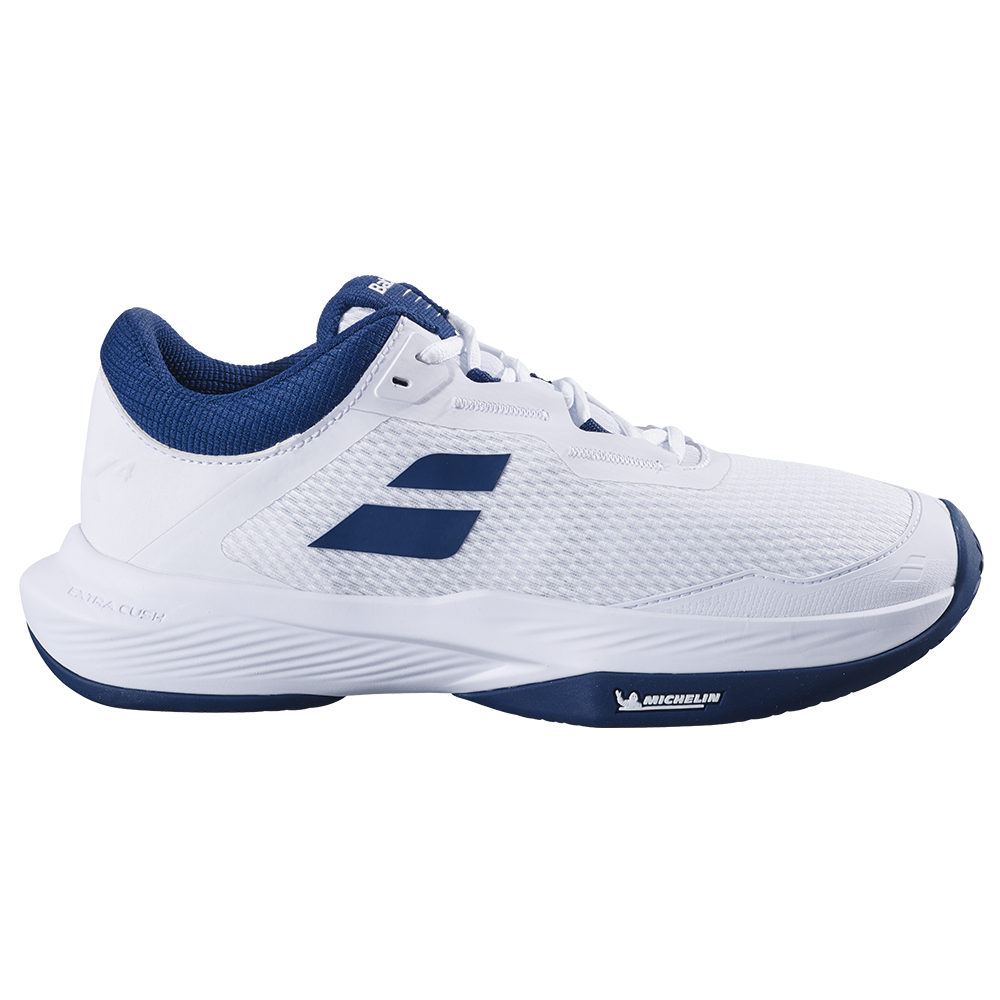 Babolat Mens SFX 4 All Court Tennis Shoes (White/Estate Blue) (2025)