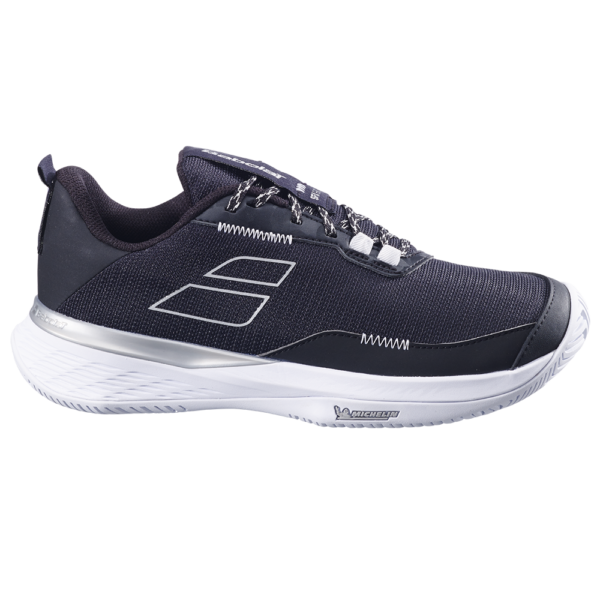 Babolat Womens SFX Evo All Court Tennis Shoes (Black/Silver) (2025)